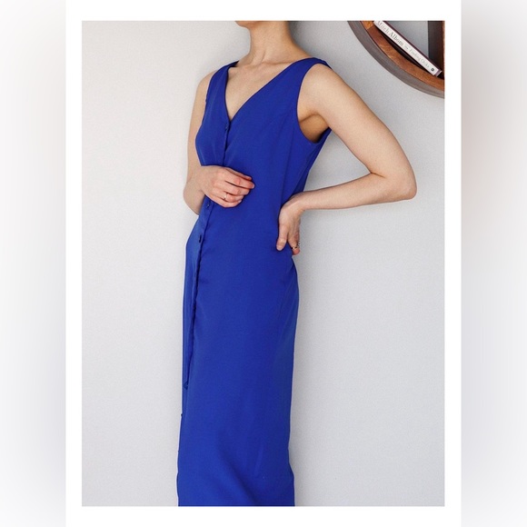 Vintage Button Front Dress - Picture 3 of 4